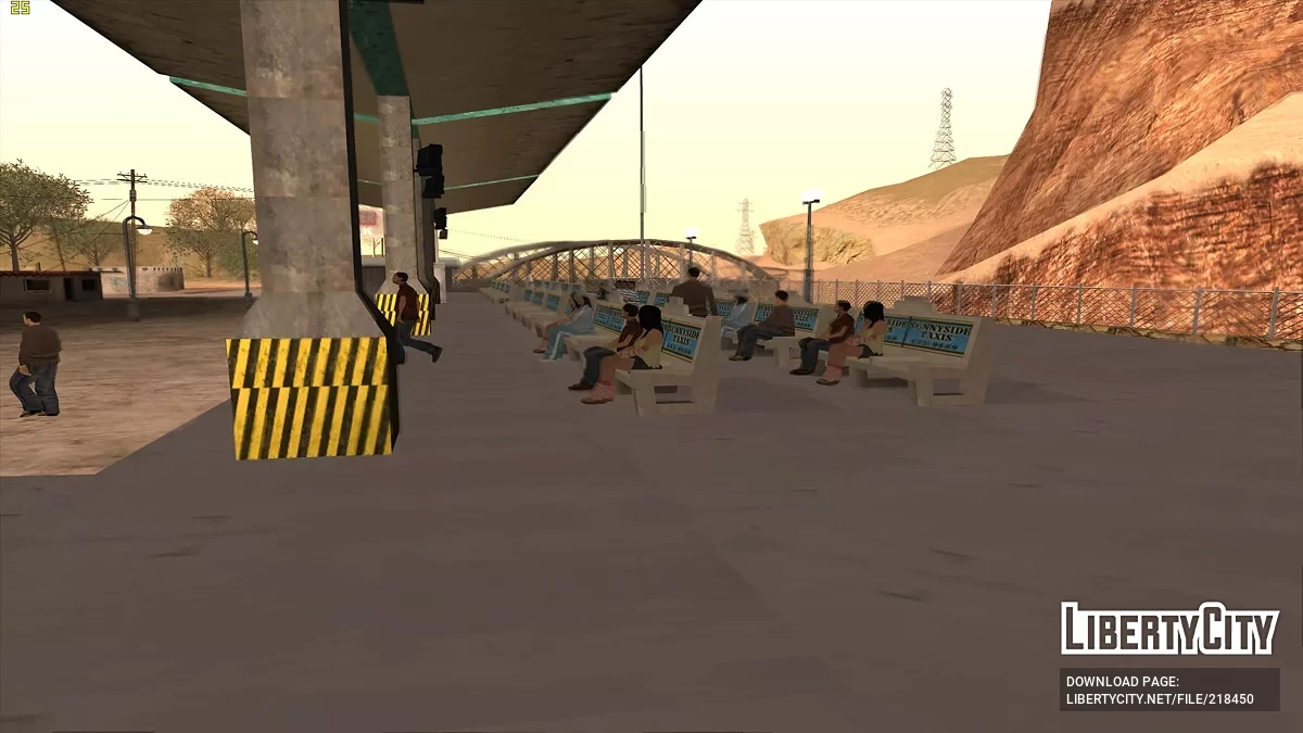 Автобусный терминал в Лас-Барракас / GTA San Andreas