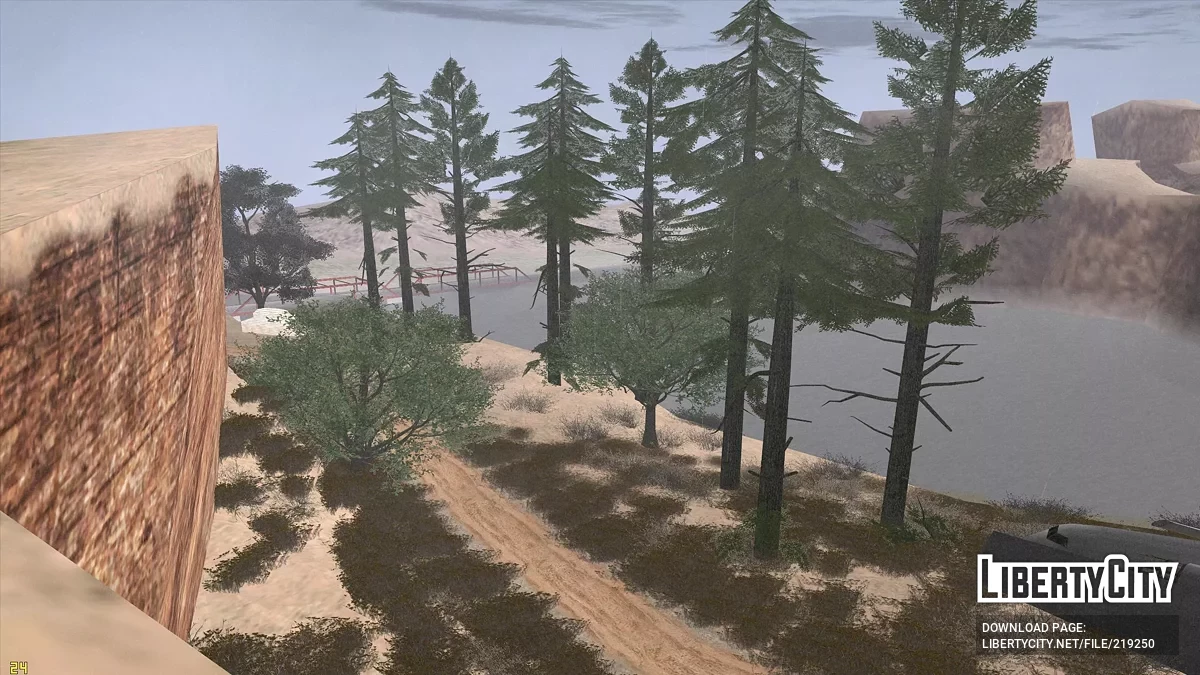 Новый маппинг пустыни / GTA San Andreas