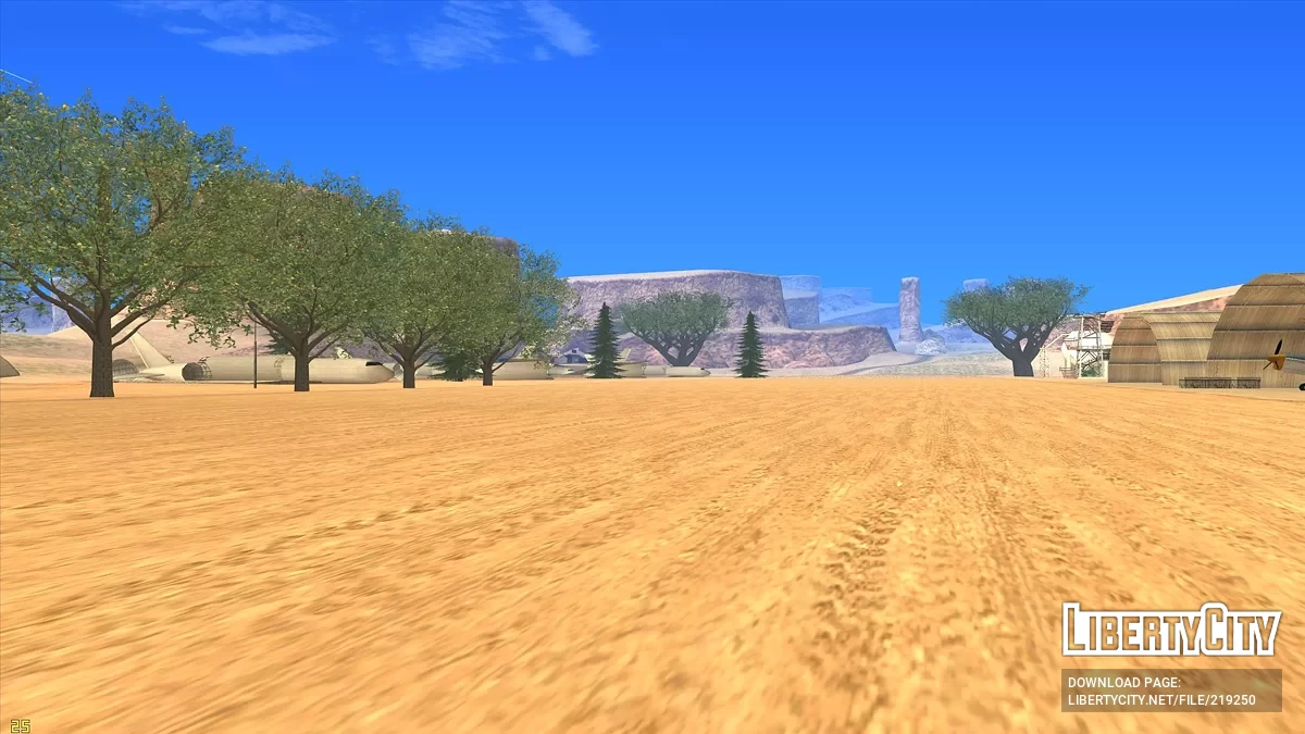 Новый маппинг пустыни / GTA San Andreas