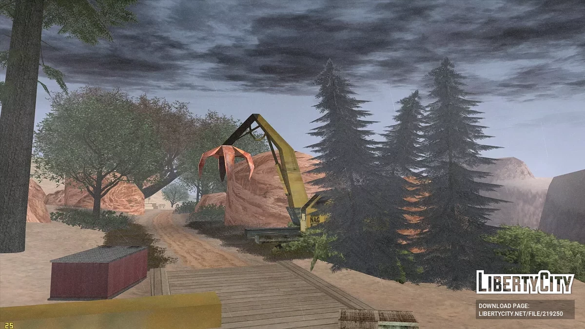 Новый маппинг пустыни / GTA San Andreas