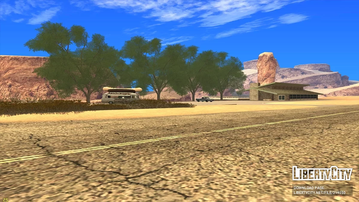 Новый маппинг пустыни / GTA San Andreas