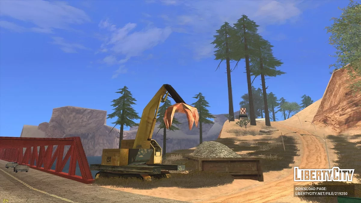 Новый маппинг пустыни / GTA San Andreas