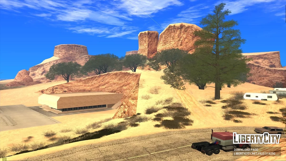 Новый маппинг пустыни / GTA San Andreas