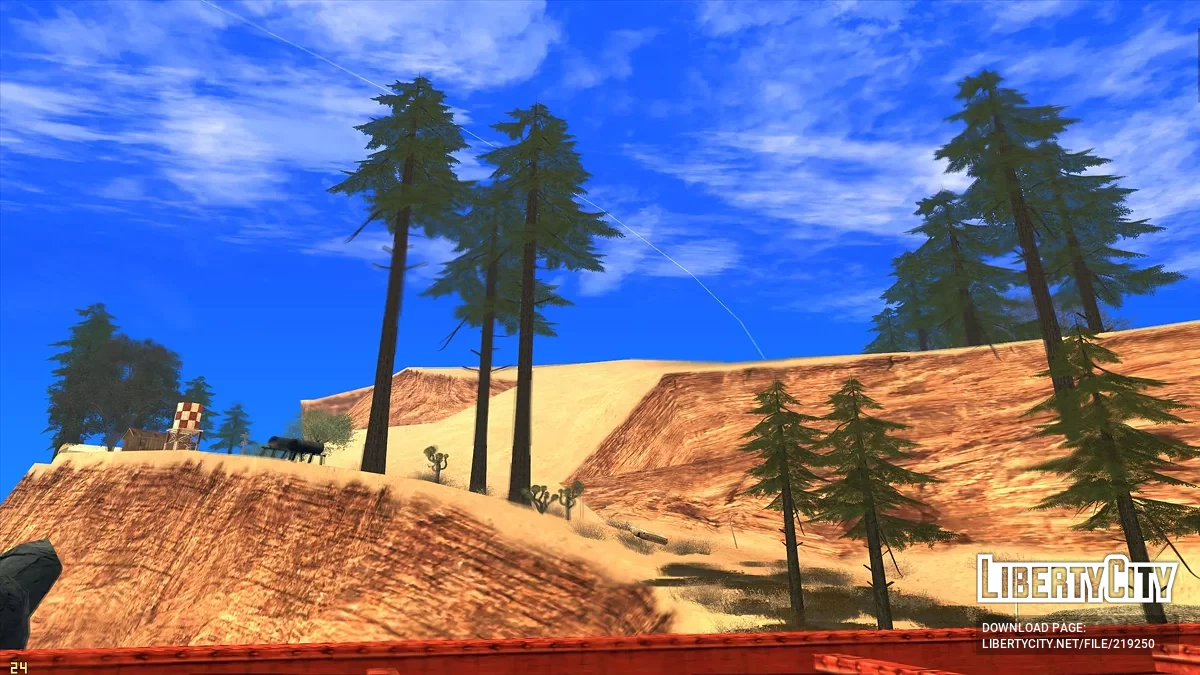 Новый маппинг пустыни / GTA San Andreas