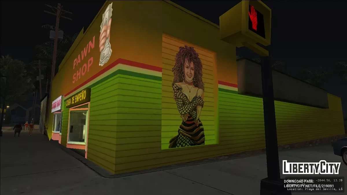 Восстановленные граффити из бета-версии / GTA San Andreas