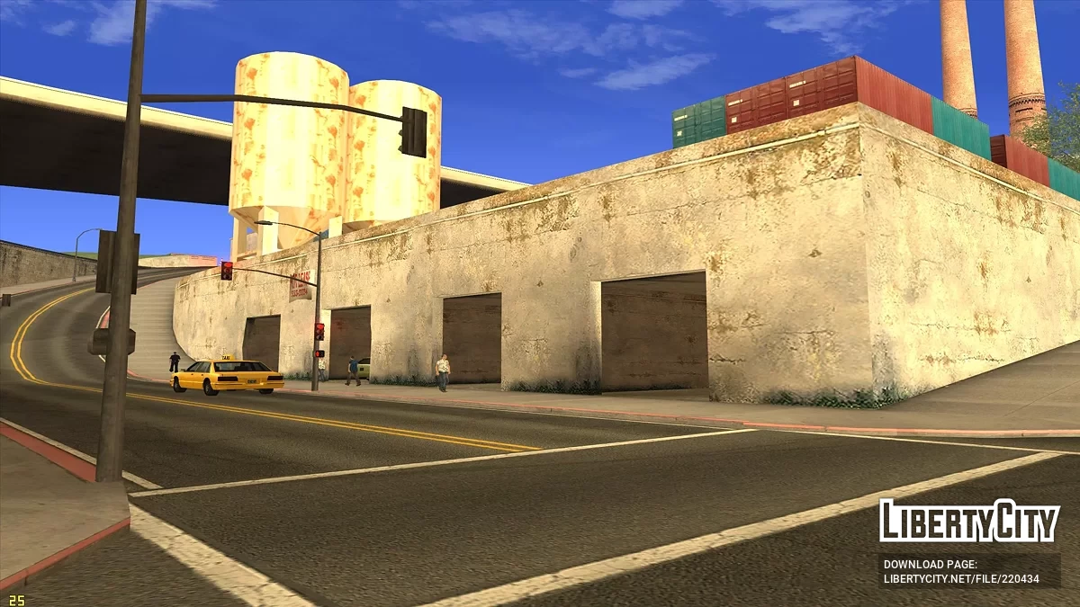 Открытые парковки и гаражи в San Fierro / GTA San Andreas
