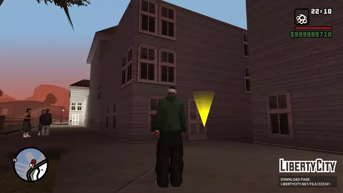 Возможность войти в скрытые интерьеры - Исправленная версия / GTA San Andreas