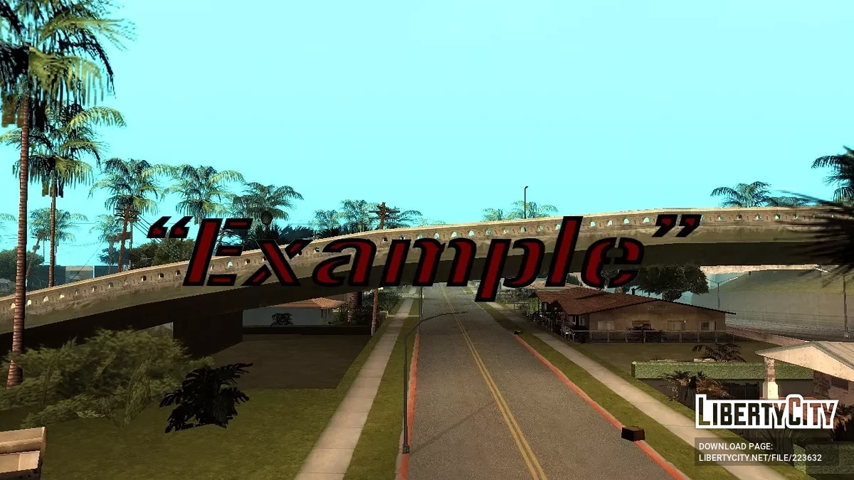 Титры для DYOM / GTA San Andreas
