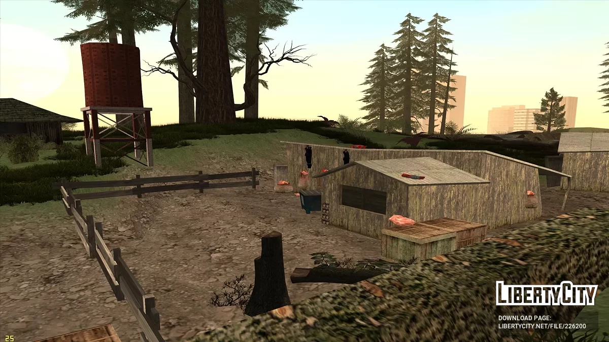 Ферма маньяков в лесу / GTA San Andreas
