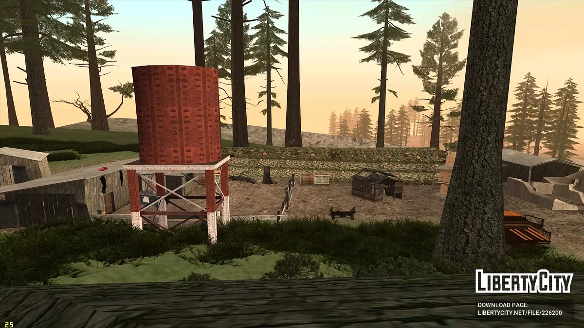 Ферма маньяков в лесу / GTA San Andreas