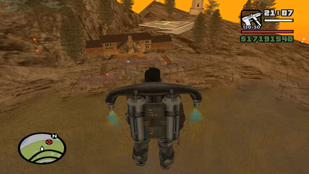 Коттедж на отшибе горы / GTA San Andreas