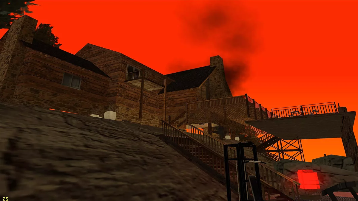 Коттедж на отшибе горы / GTA San Andreas
