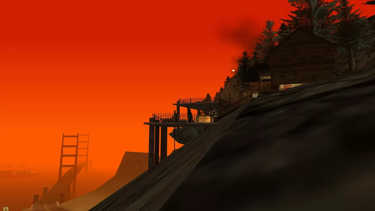 Коттедж на отшибе горы / GTA San Andreas