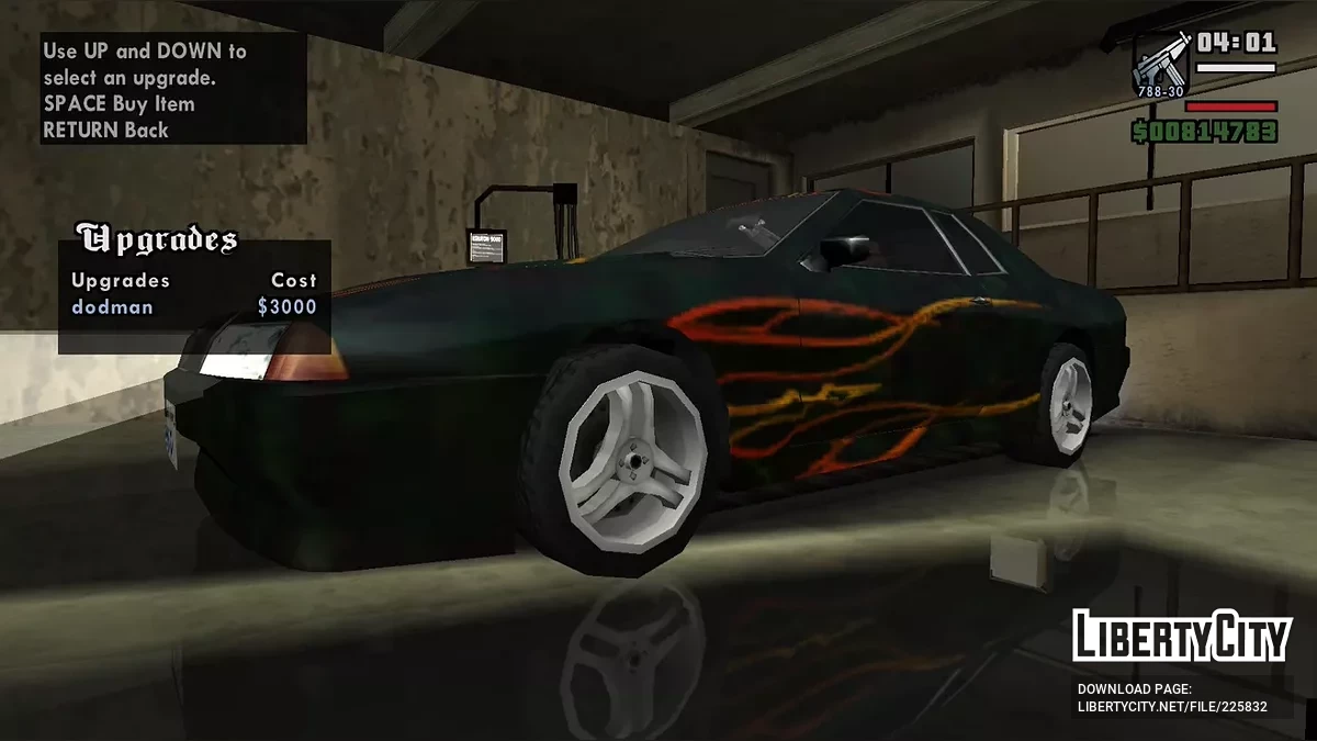 Новые колёса для тюнинг-гаражей (без замены оригинальных) / GTA San Andreas