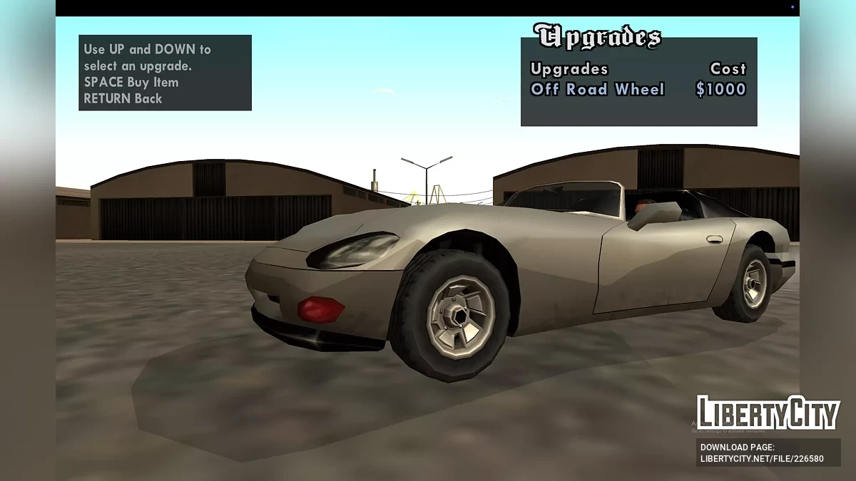 Новый комплект колес в стиле SA для Transfender / GTA San Andreas