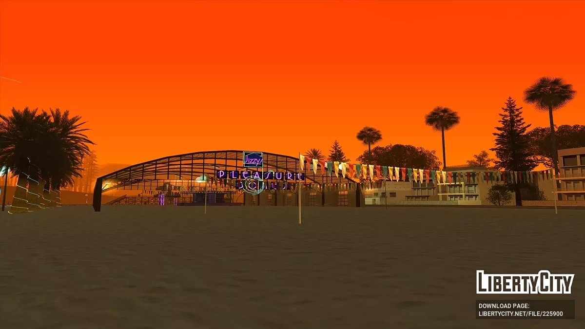 Ночной бар на пляже / GTA San Andreas