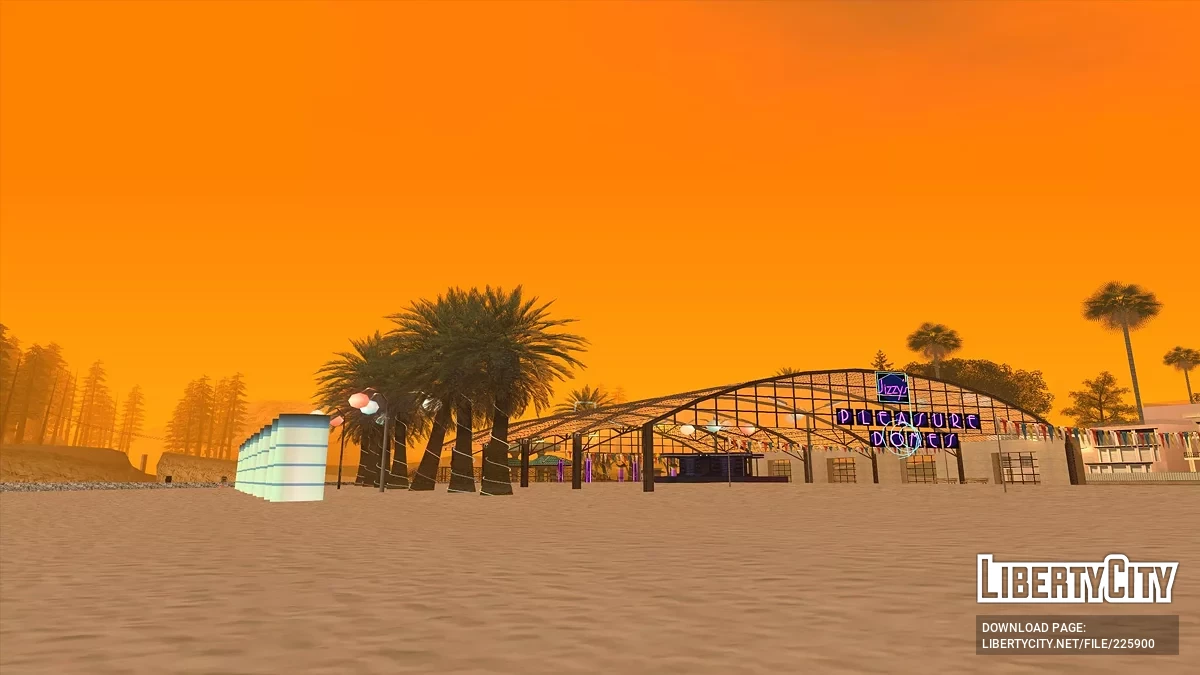 Ночной бар на пляже / GTA San Andreas