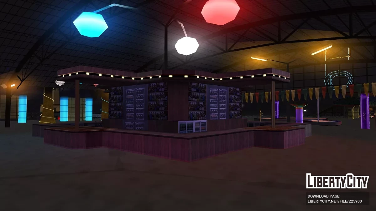 Ночной бар на пляже / GTA San Andreas