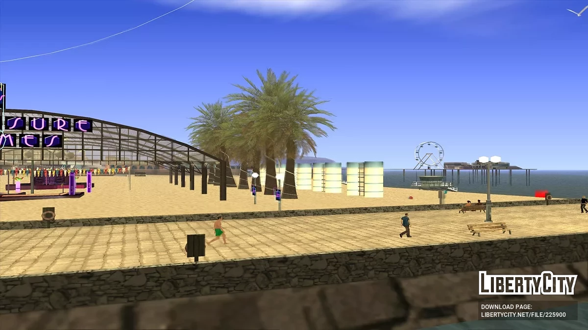 Ночной бар на пляже / GTA San Andreas