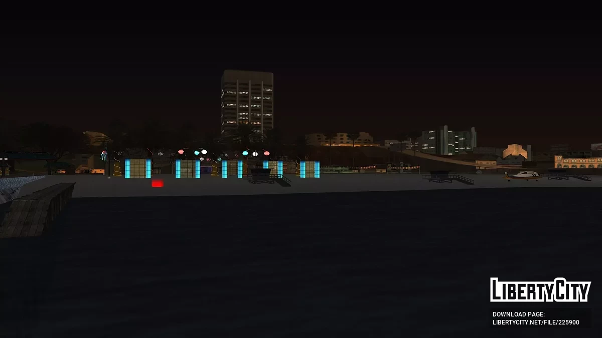Ночной бар на пляже / GTA San Andreas