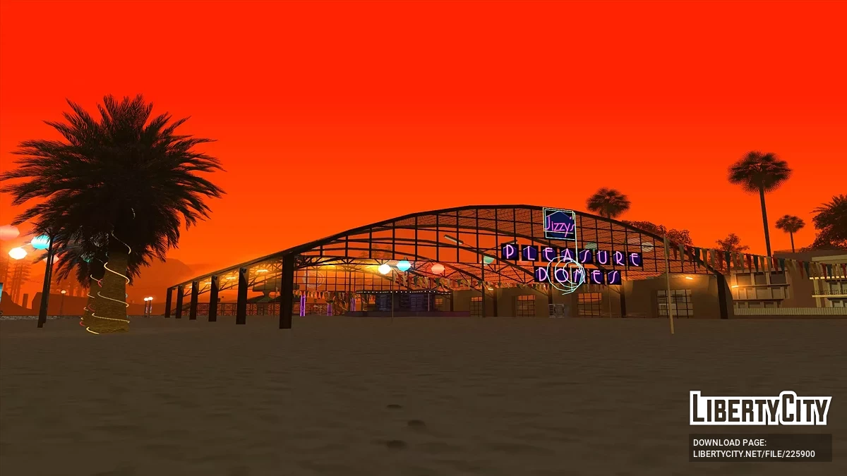 Ночной бар на пляже / GTA San Andreas