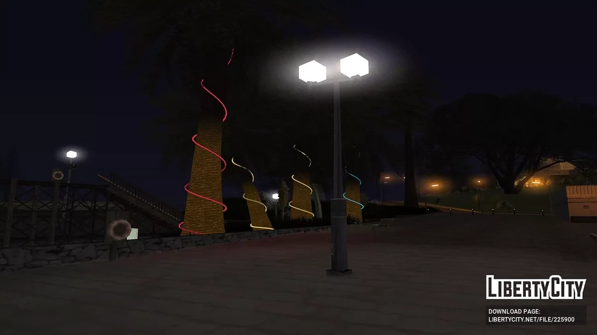 Ночной бар на пляже / GTA San Andreas