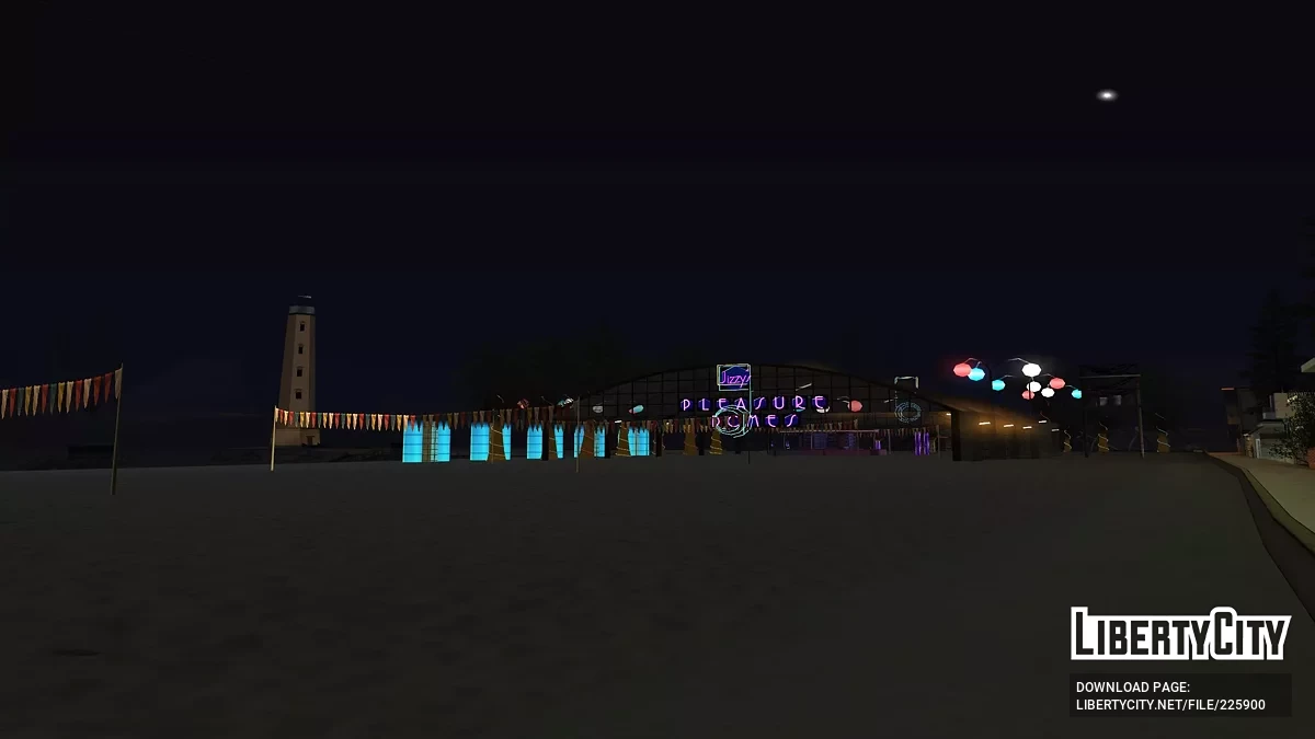 Ночной бар на пляже / GTA San Andreas