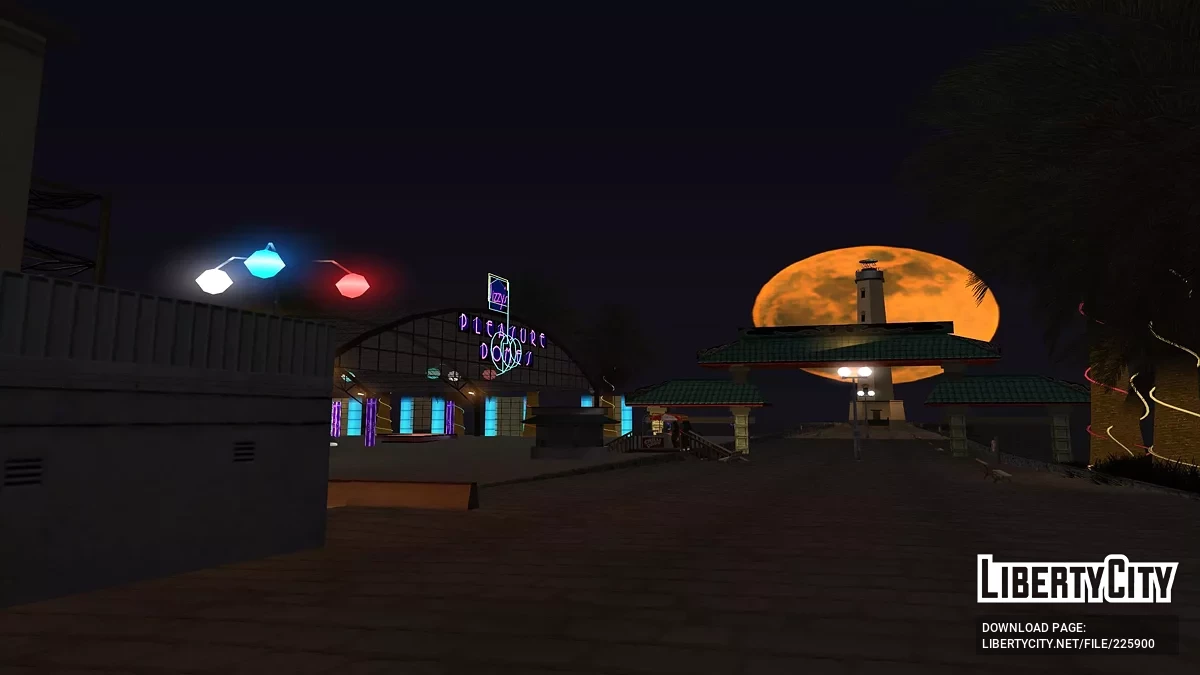 Ночной бар на пляже / GTA San Andreas