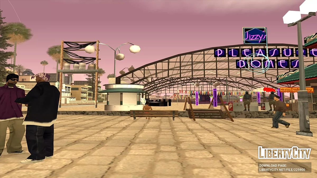 Ночной бар на пляже / GTA San Andreas