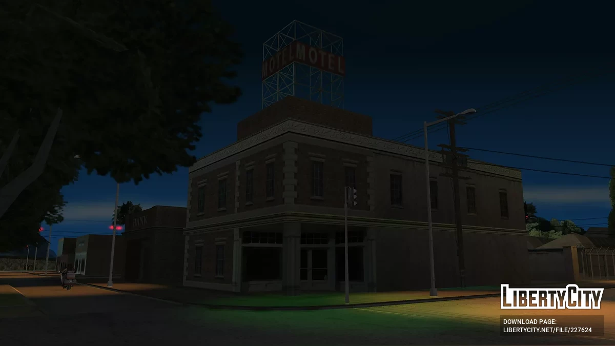 HD Мотель и Банк в Fort Carson / GTA San Andreas