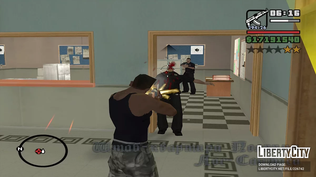 Открытый департамент полиции в Сан Фиерро / GTA San Andreas