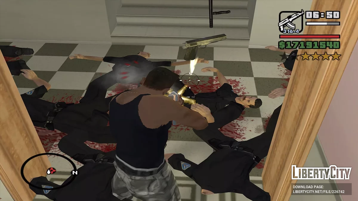 Открытый департамент полиции в Сан Фиерро / GTA San Andreas