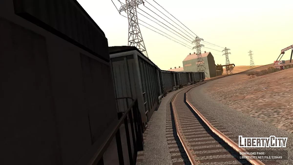 Новые вагоны для поездов / GTA San Andreas