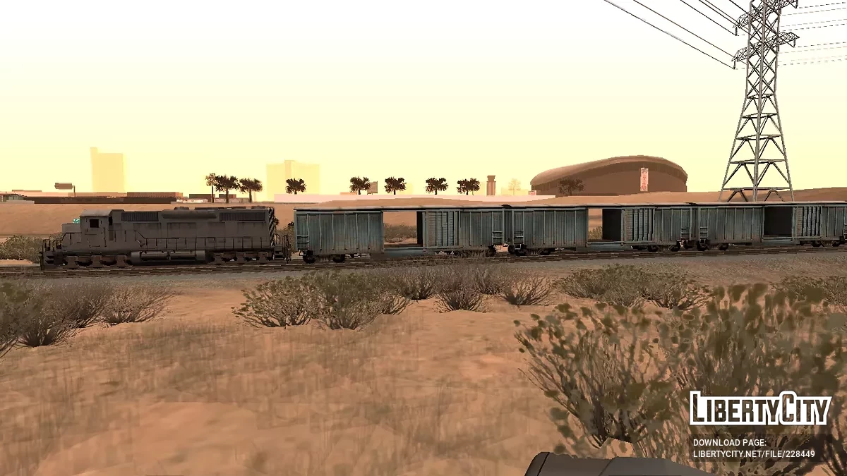 Новые вагоны для поездов / GTA San Andreas