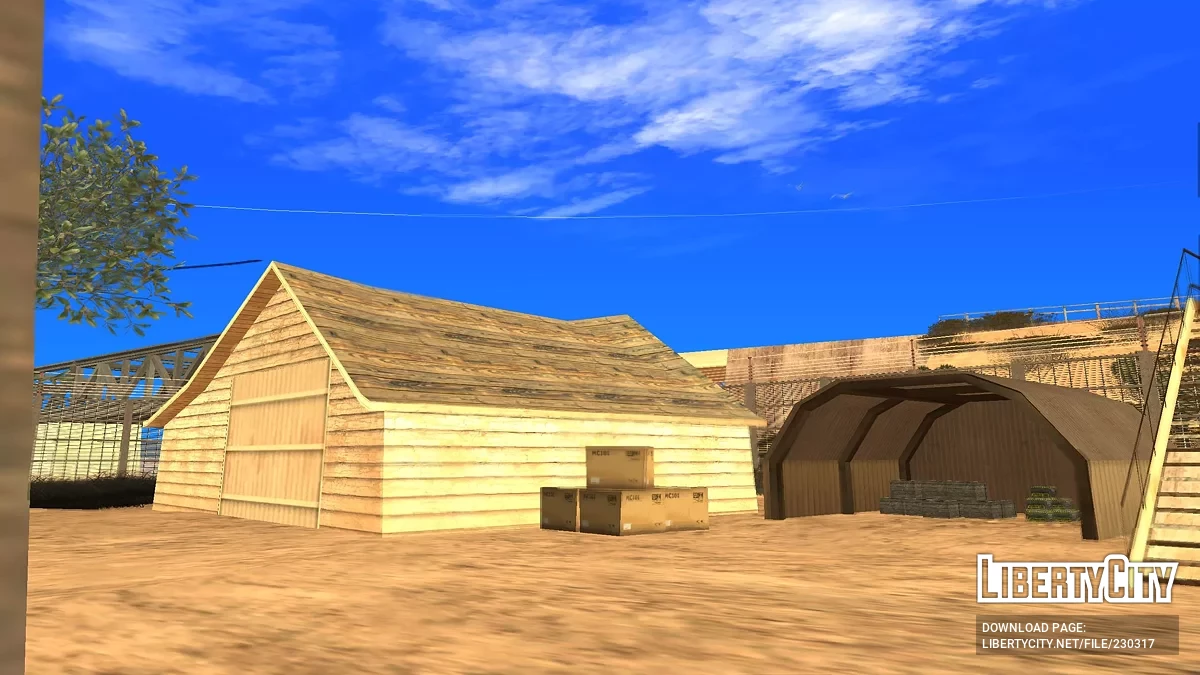 Укрепленный дом в пустыне / GTA San Andreas