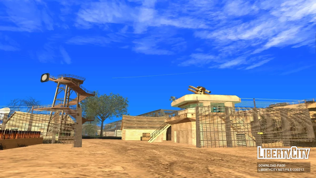 Укрепленный дом в пустыне / GTA San Andreas
