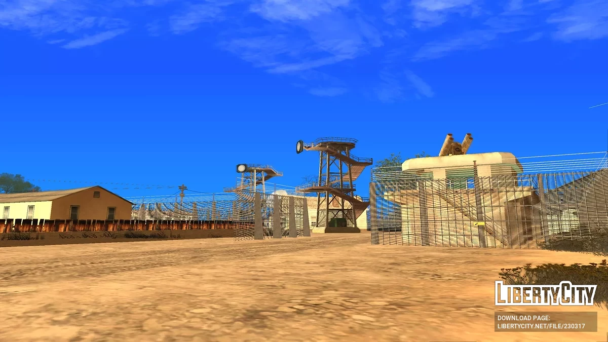 Укрепленный дом в пустыне / GTA San Andreas