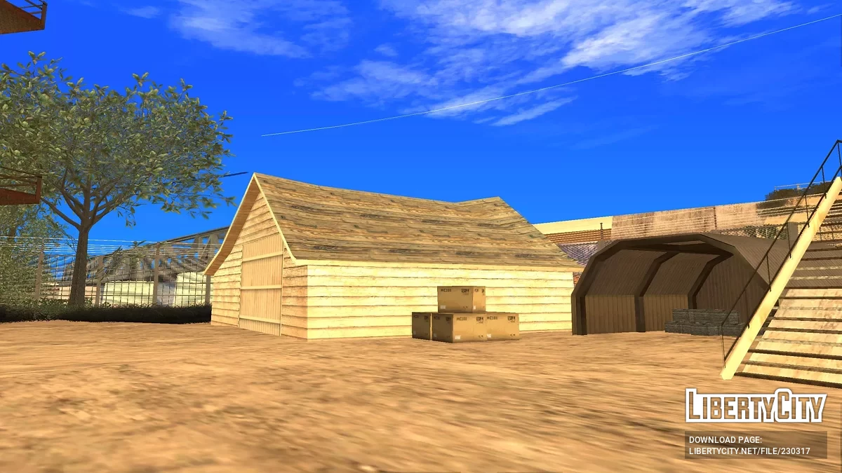 Укрепленный дом в пустыне / GTA San Andreas
