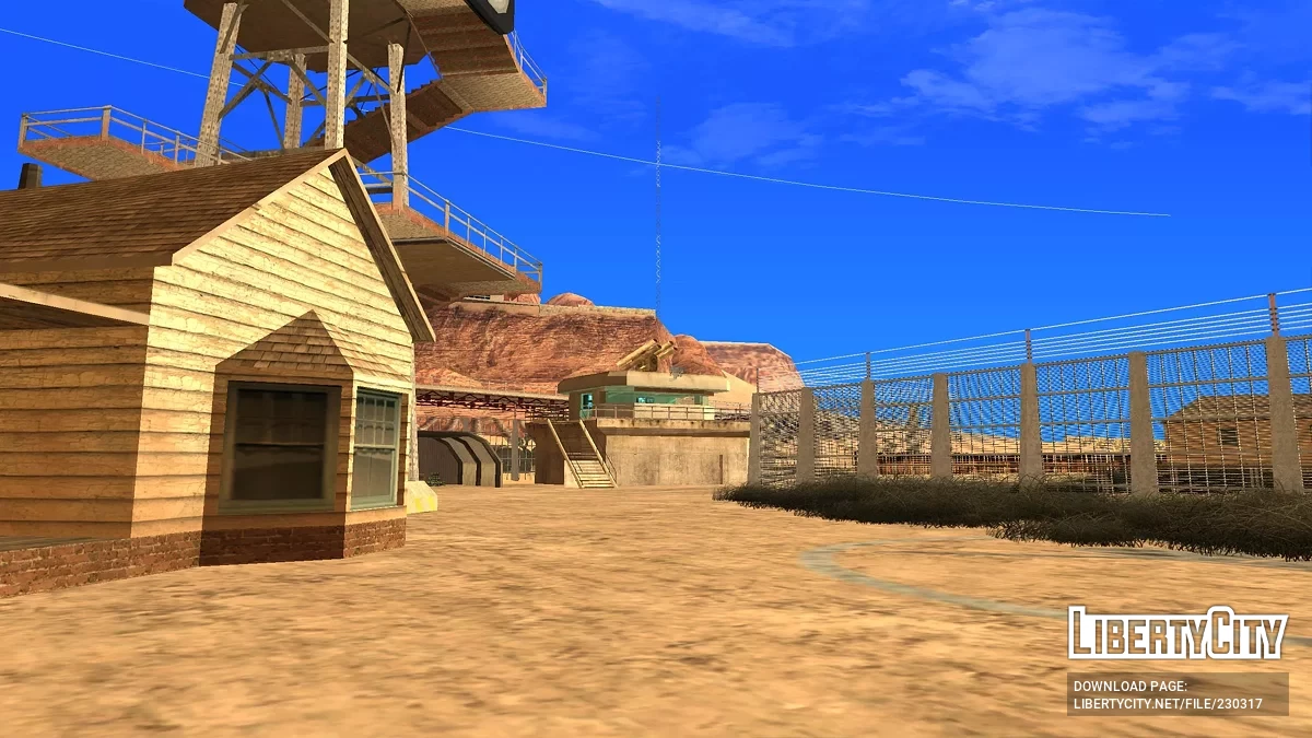 Укрепленный дом в пустыне / GTA San Andreas
