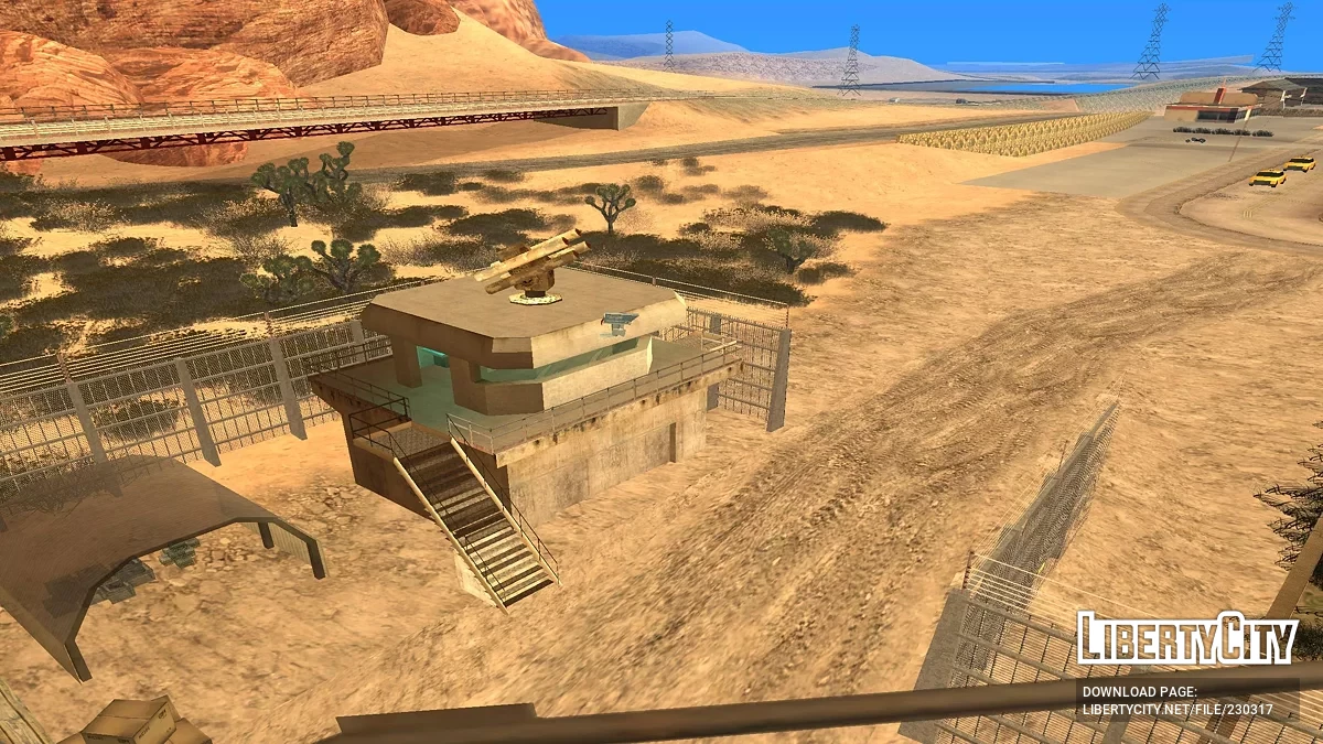 Укрепленный дом в пустыне / GTA San Andreas
