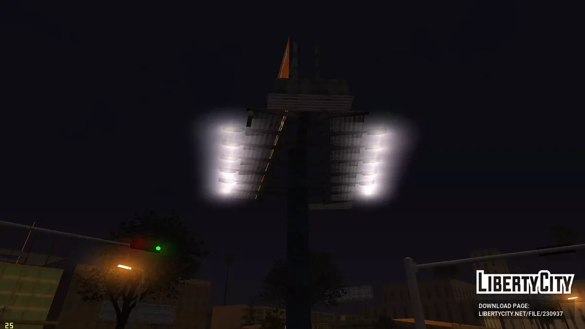 Улучшенное освещение рекламных баннеров / GTA San Andreas