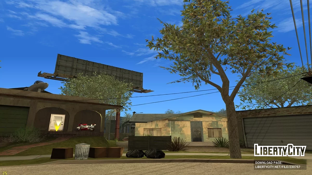 Озеленение Гантона / GTA San Andreas