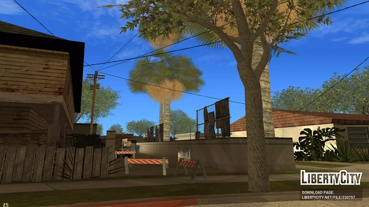 Озеленение Гантона / GTA San Andreas