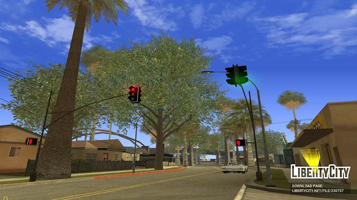 Озеленение Гантона / GTA San Andreas