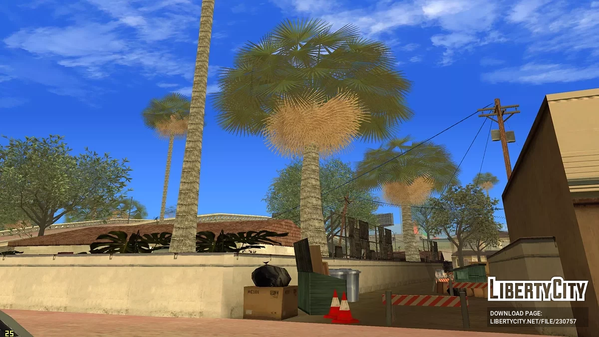 Озеленение Гантона / GTA San Andreas