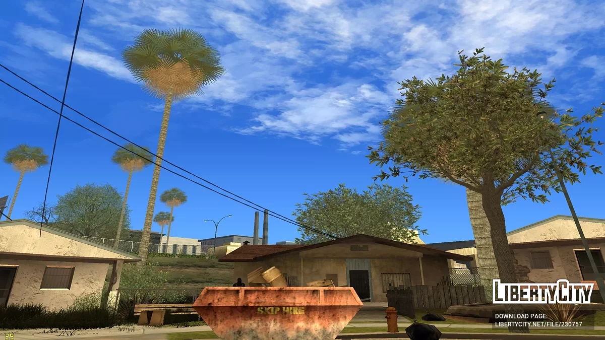 Озеленение Гантона / GTA San Andreas