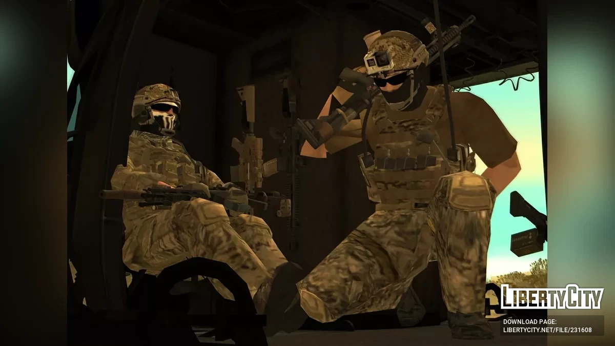 Сборка модификаций сил спецназа США 2021 / GTA San Andreas