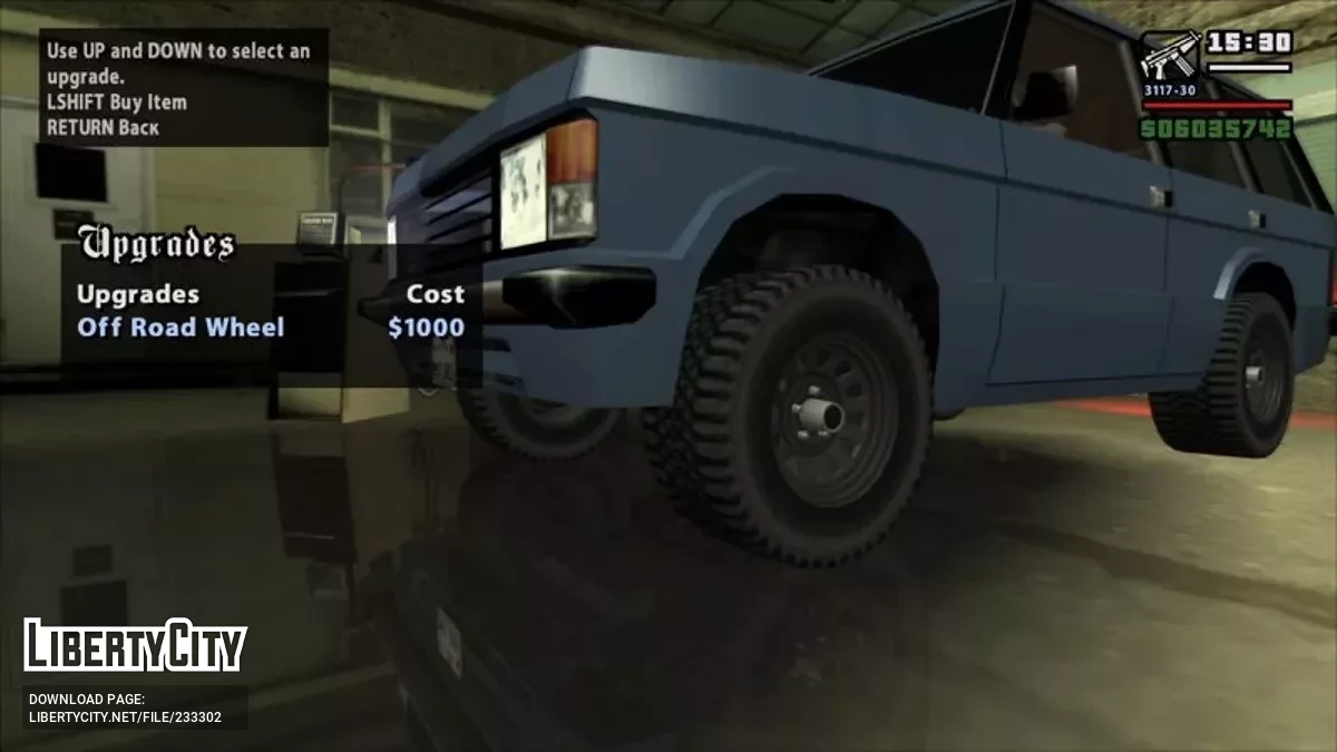 Аутентичный пак колес / GTA San Andreas