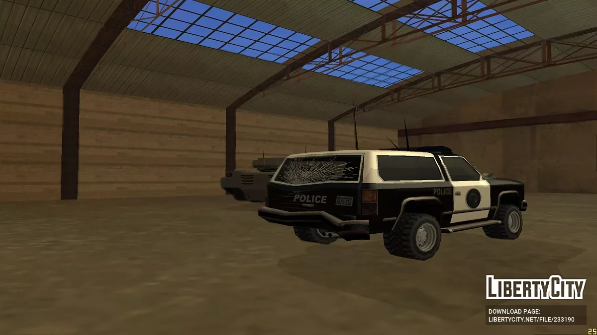 Белые трещины на стеклах / GTA San Andreas