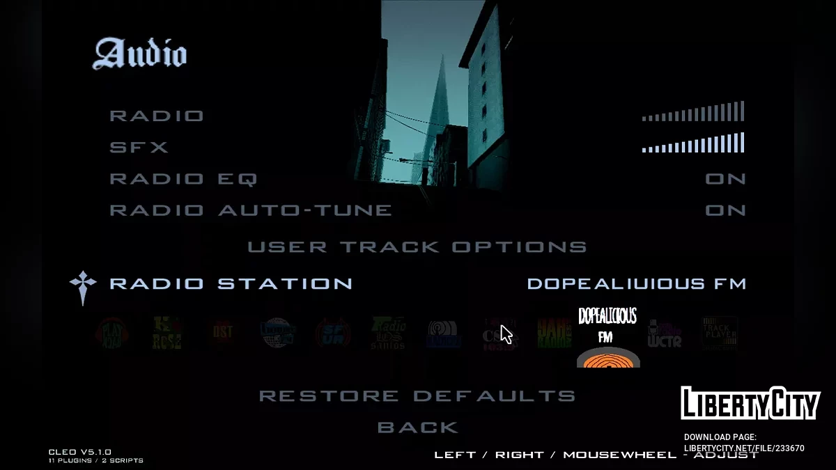 Интерфейс из бета-версии игры (Восстановлено) / GTA San Andreas